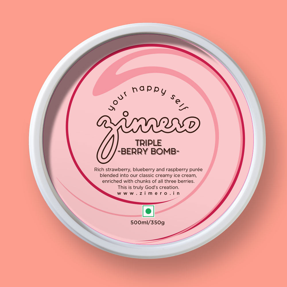 Dairy Free Triple Berry Bomb