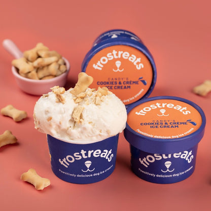 Cookies & Crème Ice Cream for Dogs - Frostreats