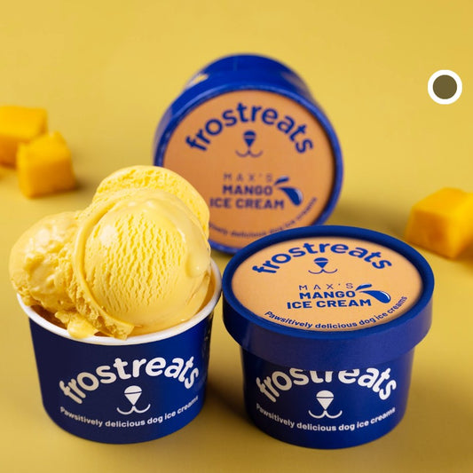 Mango Ice Cream for Dogs -  Frostreats