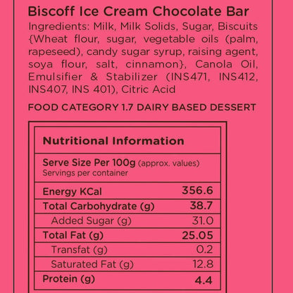 Mini Choco-Bar Biscoff Crumble (Pack of 4)