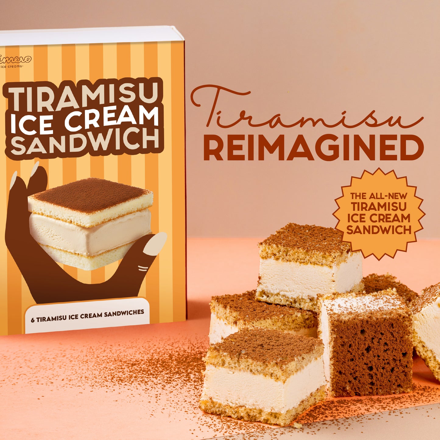 TIRAMISU Ice Cream Sandwich