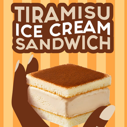 TIRAMISU Ice Cream Sandwich